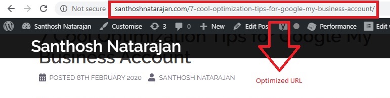 URL optimization santhosh natarajan