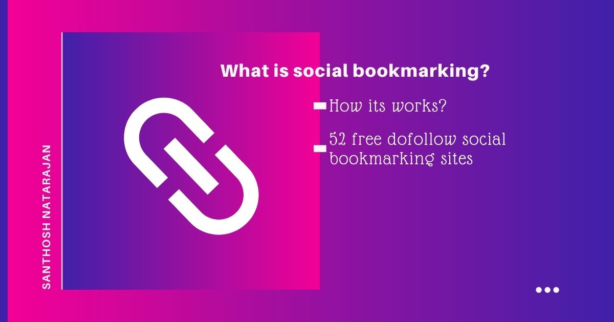 What is social bookmarking how its works free sites dofollow